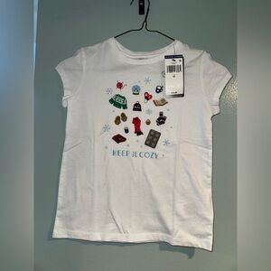 Polo by Ralph Lauren White 'Keep it Cozy' Graphic Tee